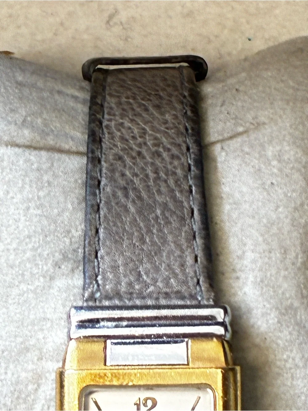 Vintage Movado 18mm Rectangular Ladies Watch 87-24-437 New Battery
